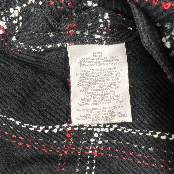 NWT BCBGeneration | Plaid Peplum Style Sweater Top Medium - Picture 11 of 11